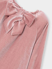 Vestido veludo brilho Maquilhage (Rosa)  para Menina - Mayoral