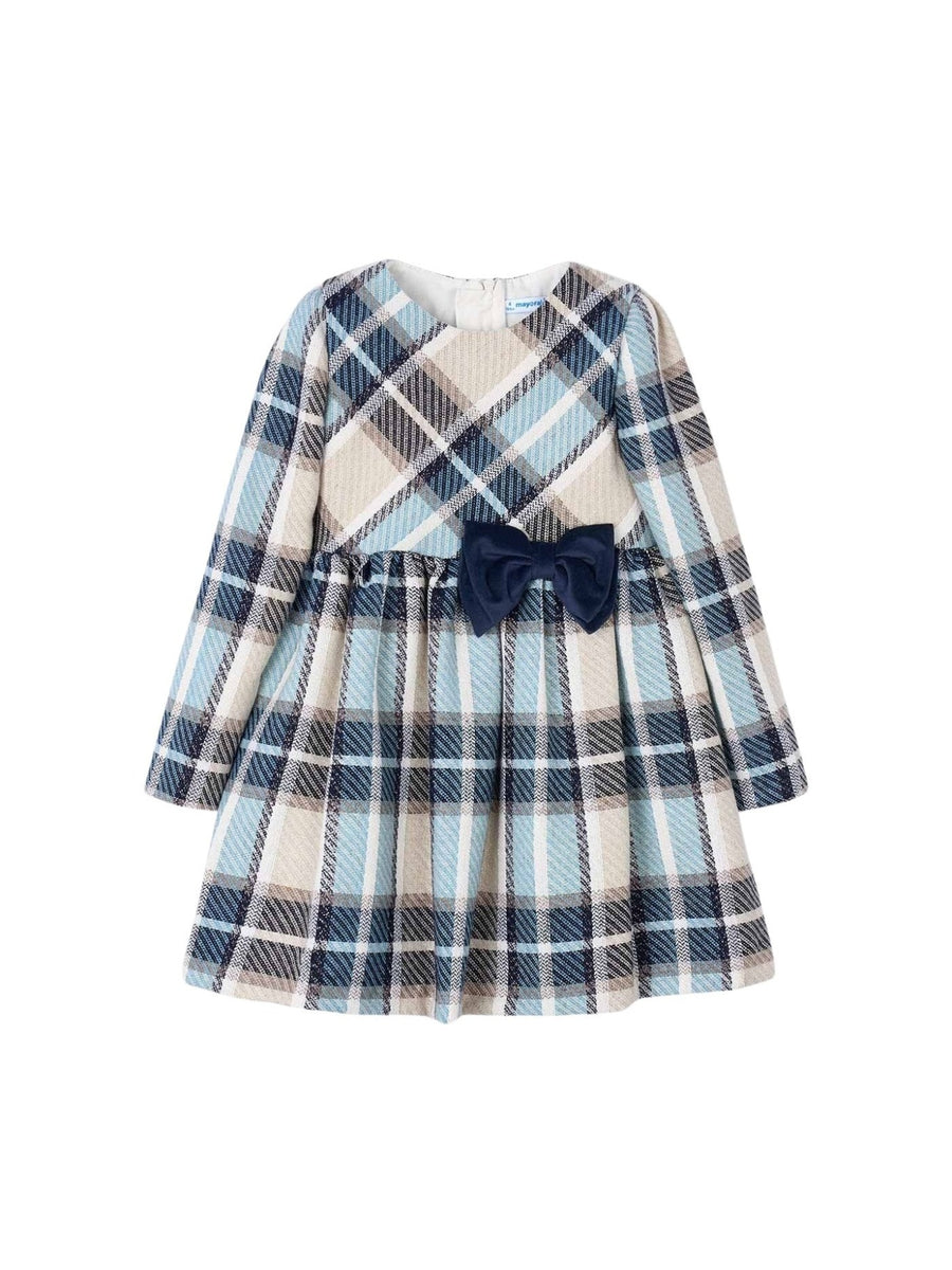 Vestido xadrez Marinho (Marinho)  para Menina - Mayoral