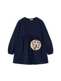 Vestido felpa bolso Marinho (Marinho)  para Menina - Mayoral