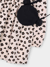 Vestido felpa bolso Areia (Bege)  para Menina - Mayoral