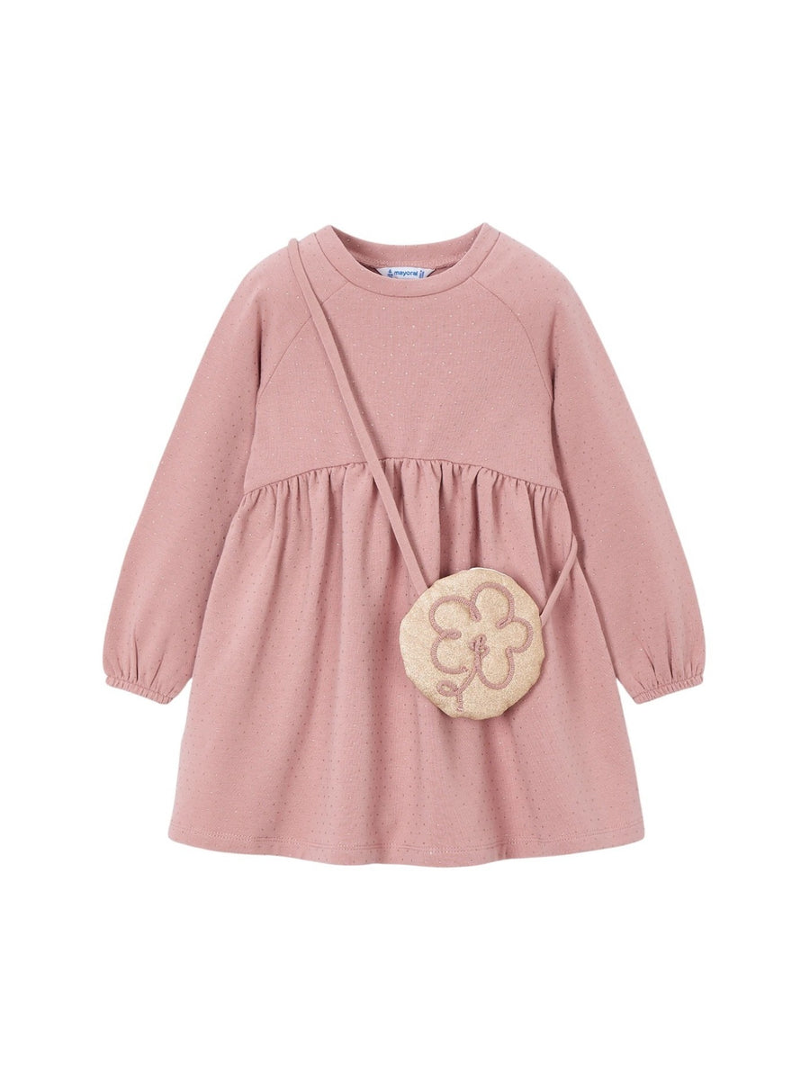 Vestido felpa bolso Maquilhage (Rosa)  para Menina - Mayoral