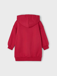 Vestido felpa carapuço Vermelho (Vermelho)  para Menina - Mayoral