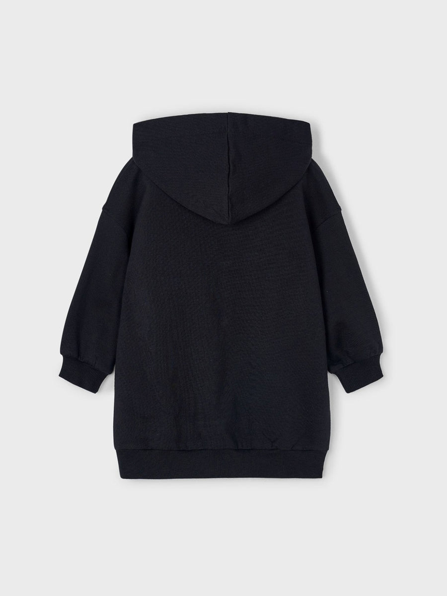 Vestido felpa carapuço Preto (Preto)  para Menina - Mayoral