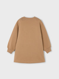 Vestido felpa evase Camel (Castanho Claro)  para Menina - Mayoral