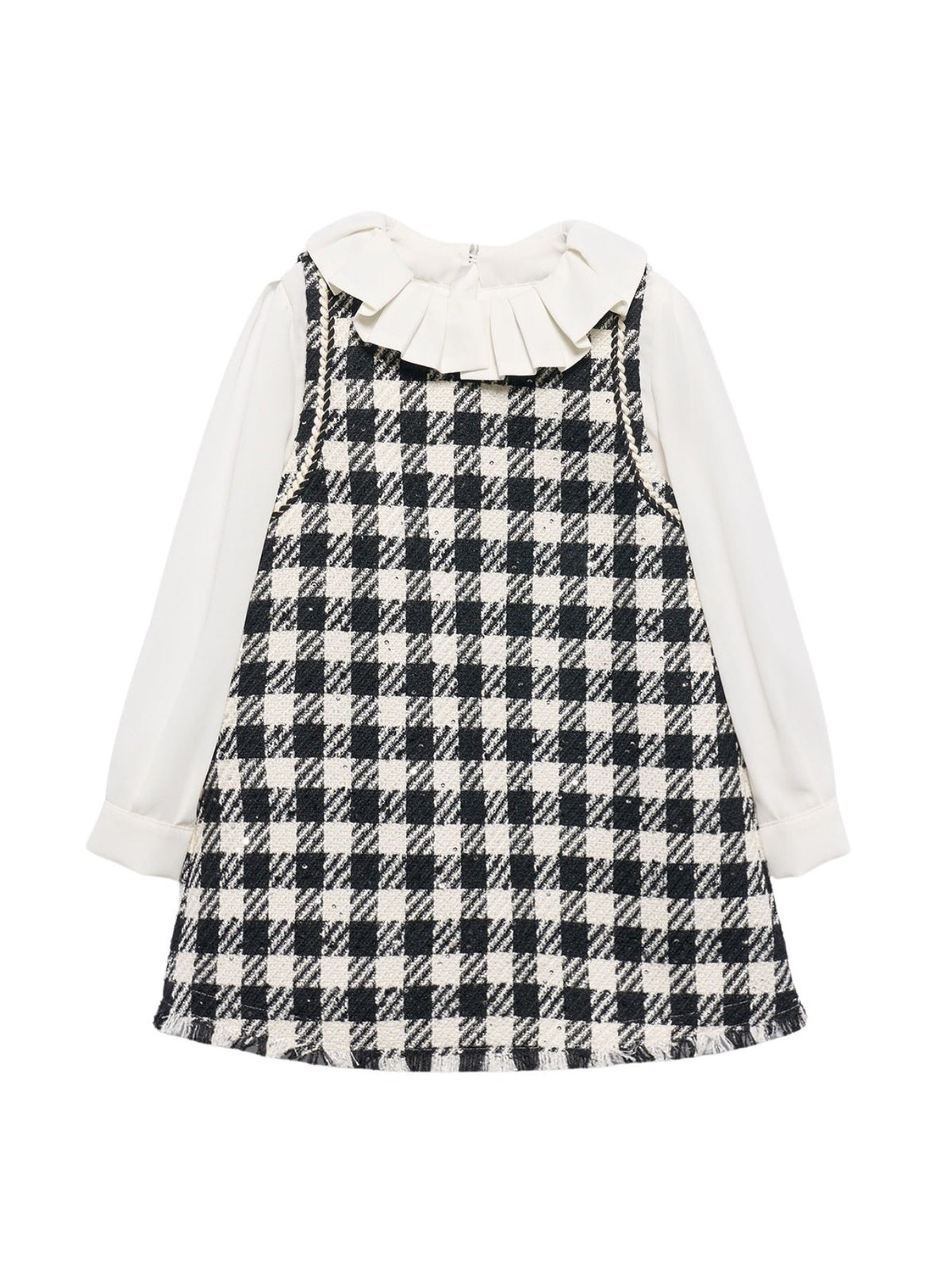 Vestido Preto (Preto)  para Menina - Abel & Lula