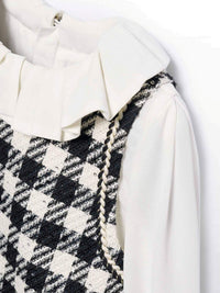 Vestido Preto (Preto)  para Menina - Abel & Lula