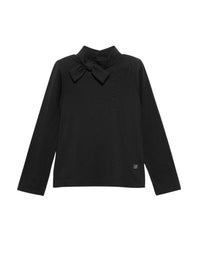Camisola viscose laçada Preto (Preto)  para Menina - Abel & Lula