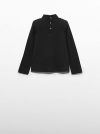 Camisola viscose laçada Preto (Preto)  para Menina - Abel & Lula