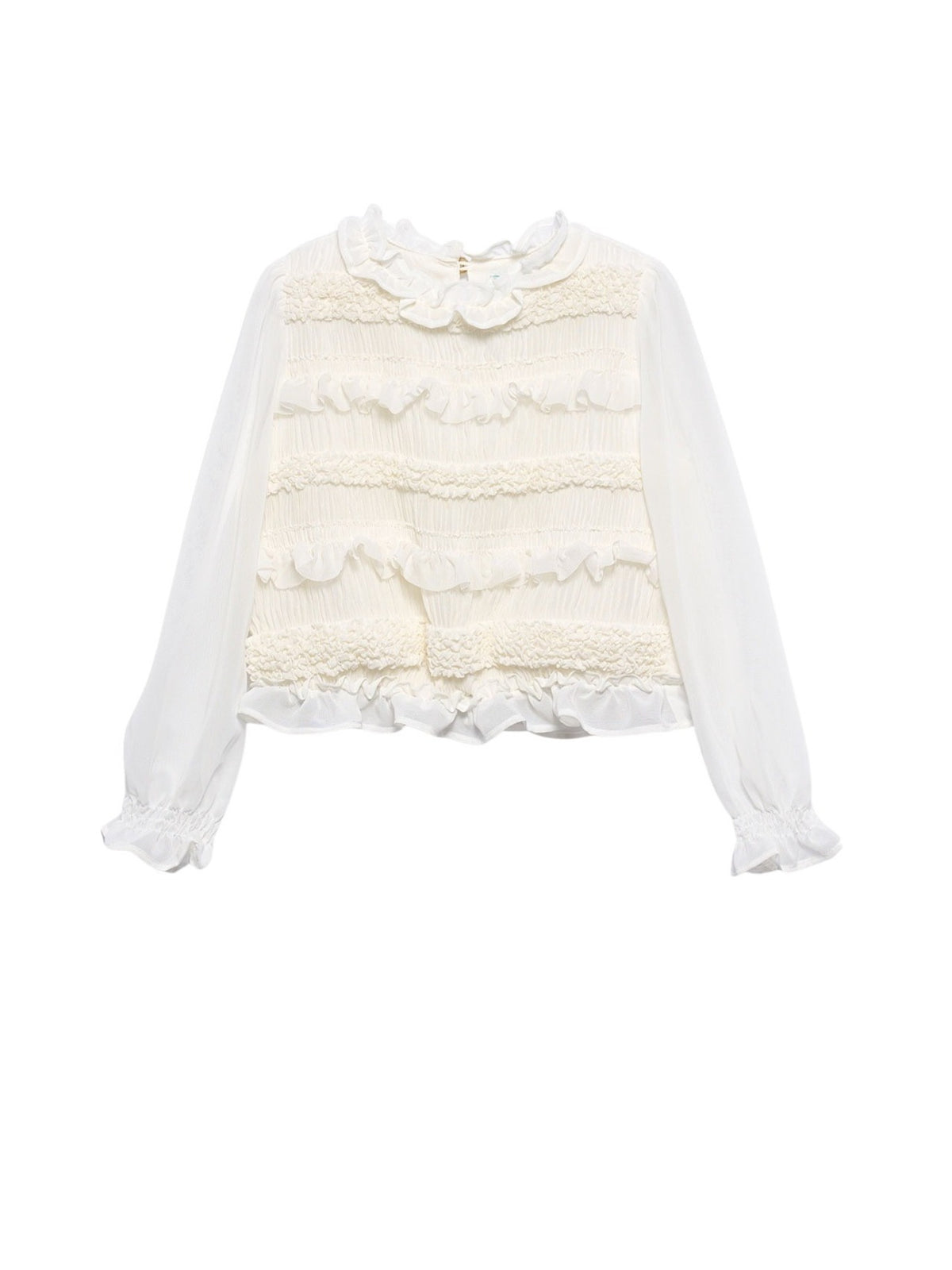 Blusa ninho abelha Grão bico (Bege)  para Menina - Abel & Lula