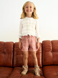 Blusa ninho abelha Grão bico (Bege)  para Menina - Abel & Lula