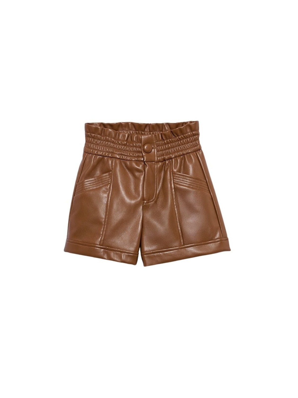 Bermuda polipele Camel (Castanho Claro)  para Menina - Abel & Lula