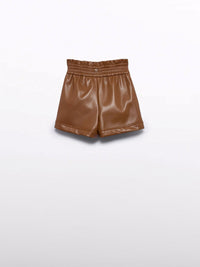 Bermuda polipele Camel (Castanho Claro)  para Menina - Abel & Lula
