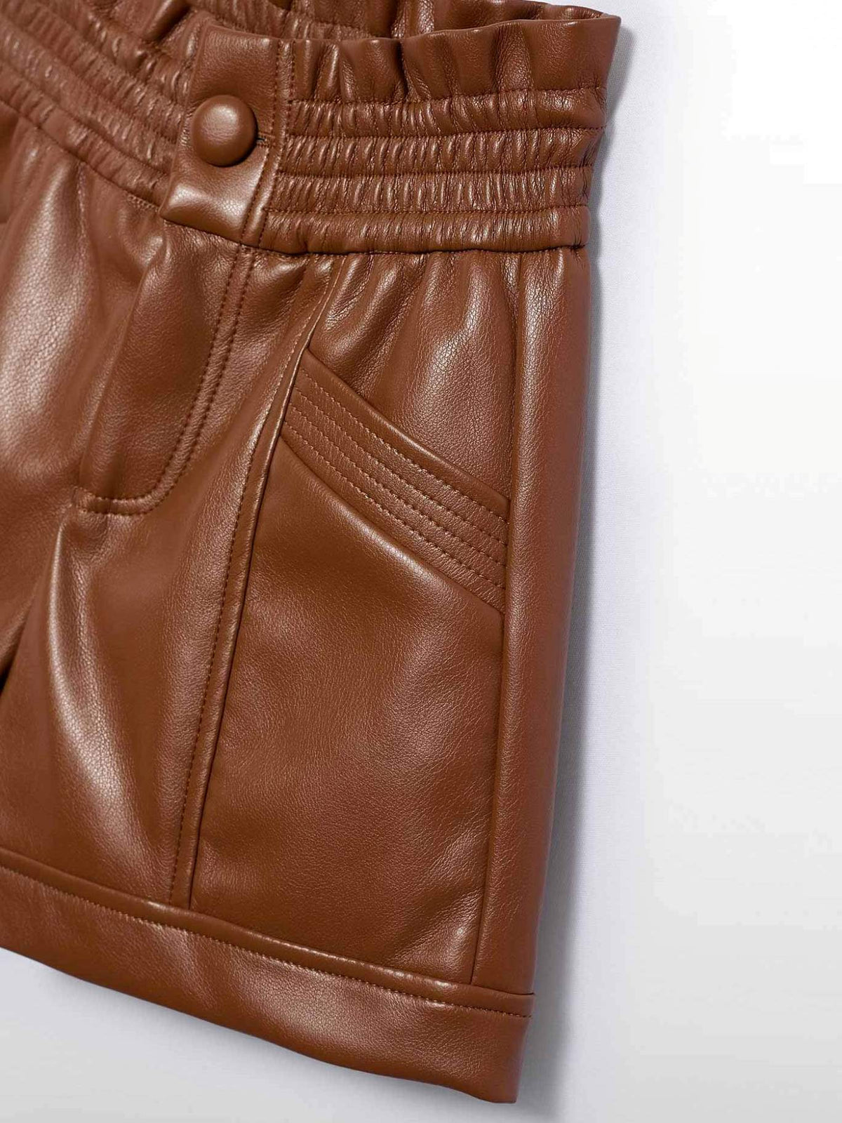 Bermuda polipele Camel (Castanho Claro)  para Menina - Abel & Lula