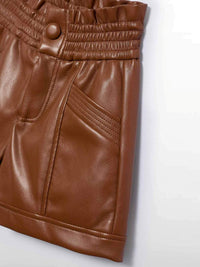 Bermuda polipele Camel (Castanho Claro)  para Menina - Abel & Lula