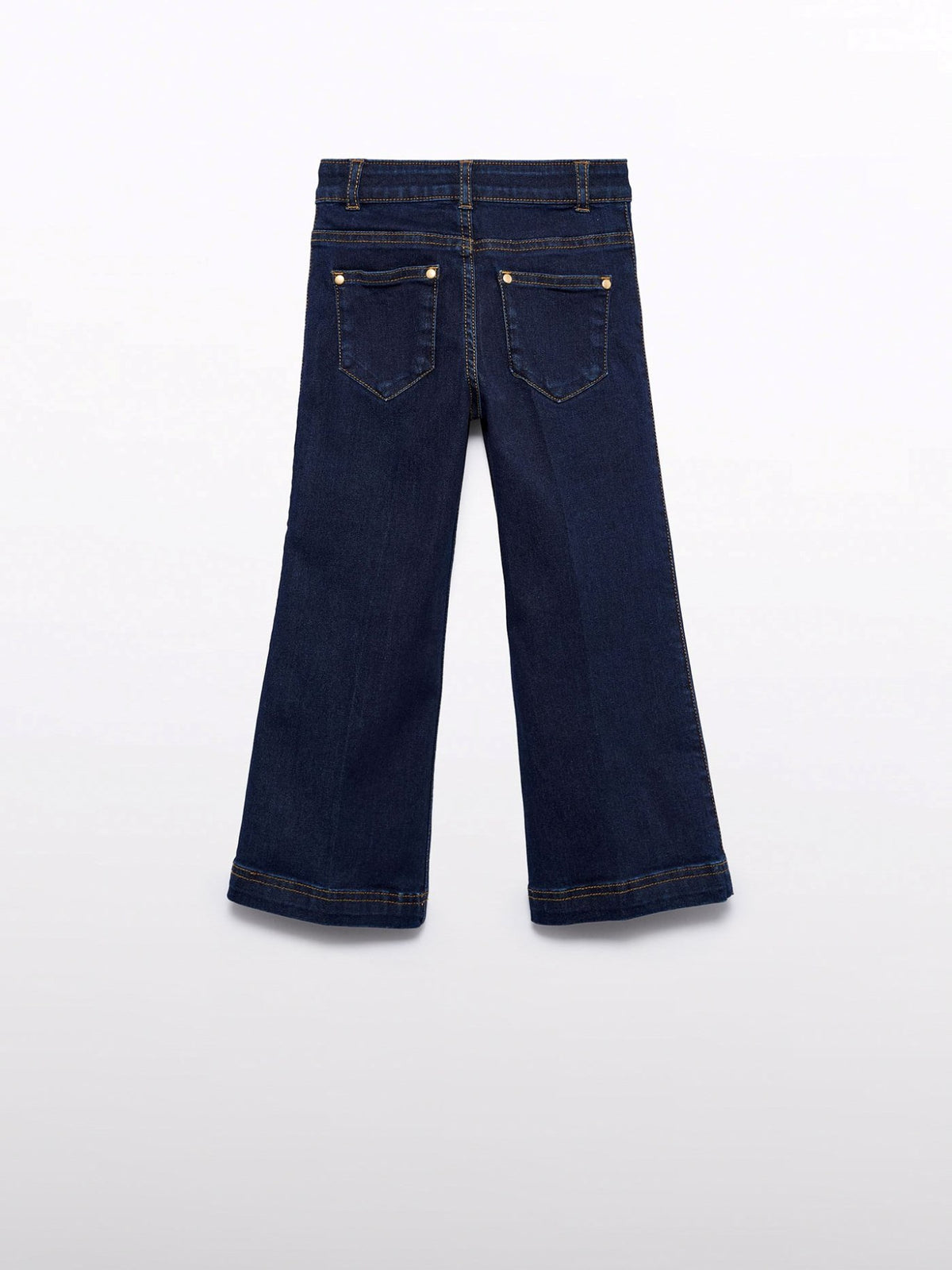 Calça denim palazzo Escuro (Marinho)  para Menina - Abel & Lula