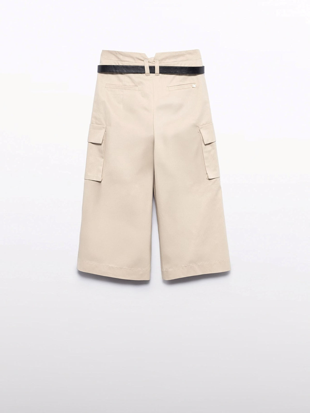 Calça culotte cinto Bege (Bege)  para Menina - Abel & Lula