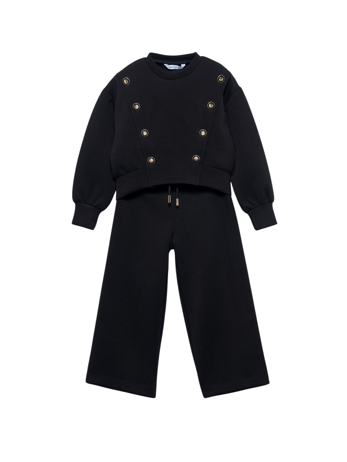 Conj. calça casaco Preto (Preto)  para Menina - Abel & Lula