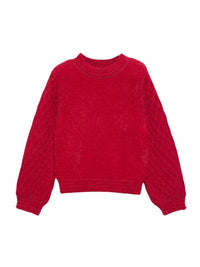 Jersey Vermelho (Vermelho)  para Menina - Abel & Lula