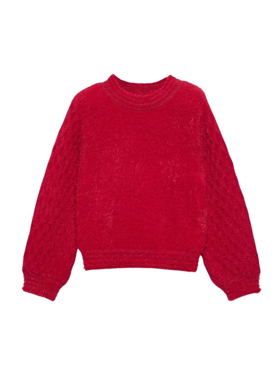 Jersey Vermelho (Vermelho)  para Menina - Abel & Lula
