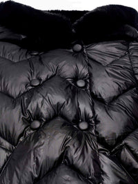 Blusão acolchoado Preto (Preto)  para Menina - Abel & Lula