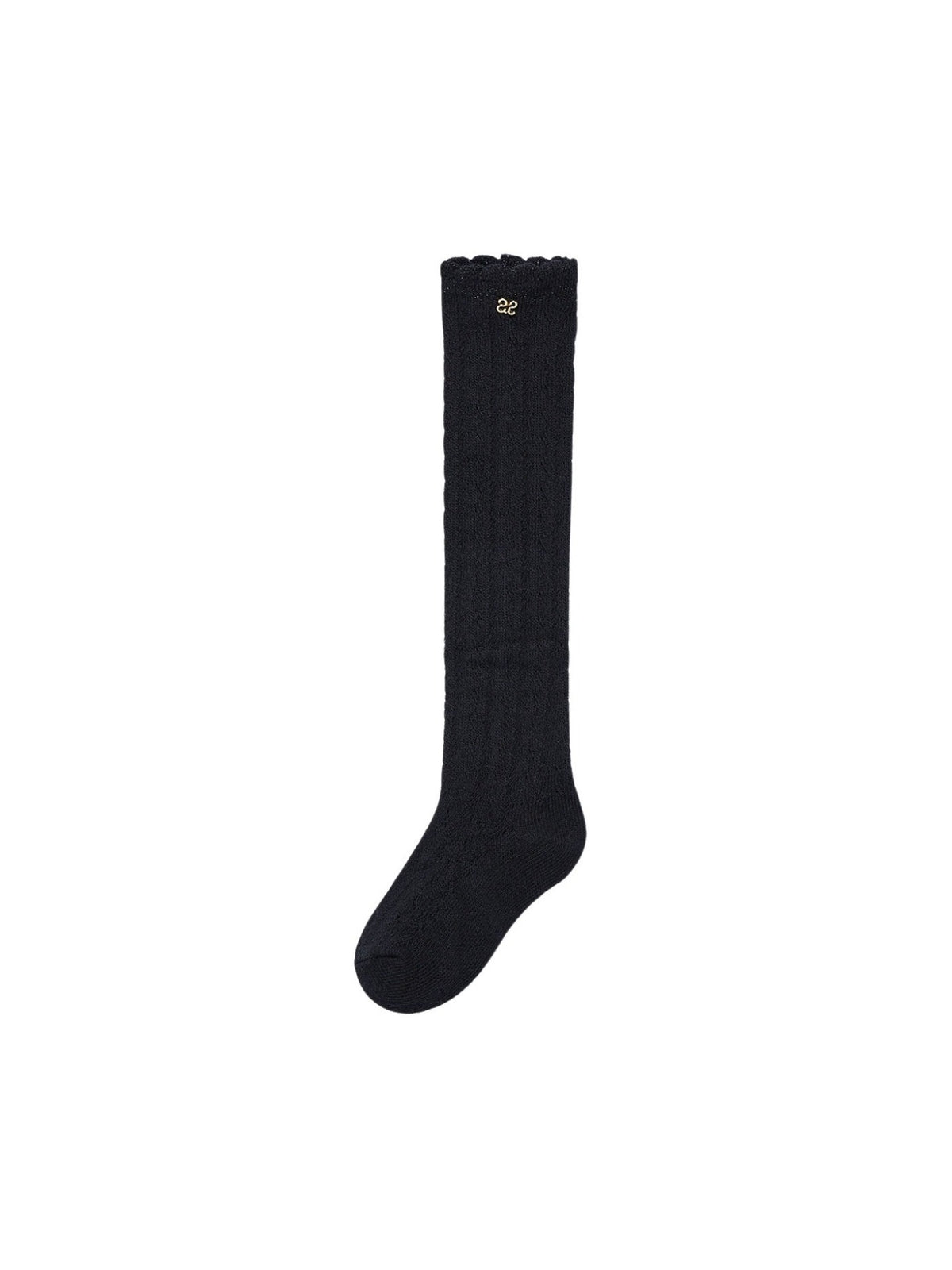 Soquete Preto (Preto)  para Menina - Abel & Lula