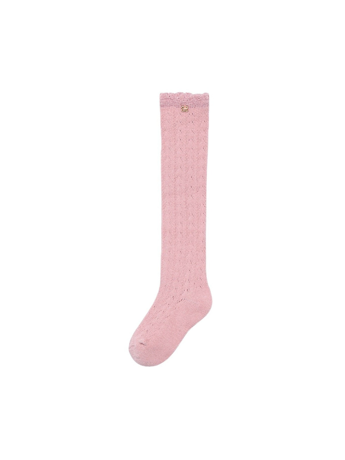 Soquete Rosa (Rosa)  para Menina - Abel & Lula