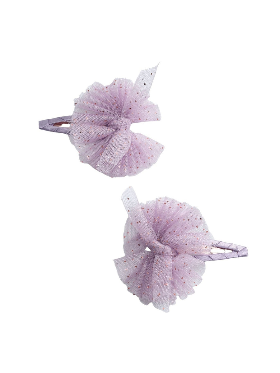 Set 2 ganchos cabelo laçadas Violeta (Violeta)  para Menina - Abel & Lula