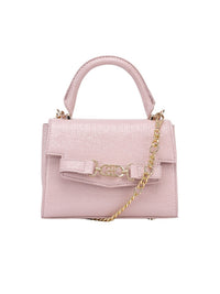 Bolsa textura brilho Rosa claro (Rosa Bébé)  para Menina - Abel & Lula