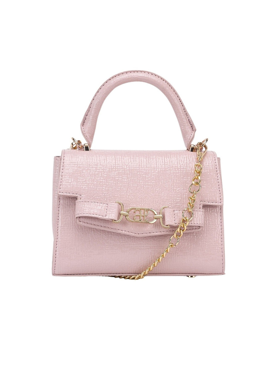 Bolsa textura brilho Rosa claro (Rosa Bébé)  para Menina - Abel & Lula