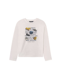 Camisola print hd Nata-rocod (Branco)  para Menino - Mayoral