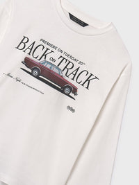 Camisola print hd Nata-coche (Creme / Pérola)  para Menino - Mayoral