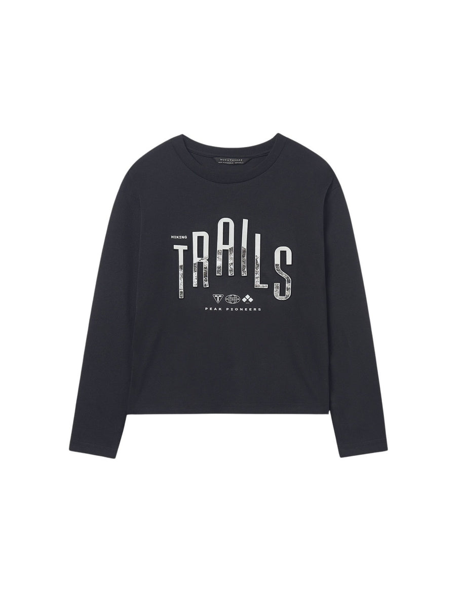 Camisola "trails" Preto (Preto)  para Menino - Mayoral