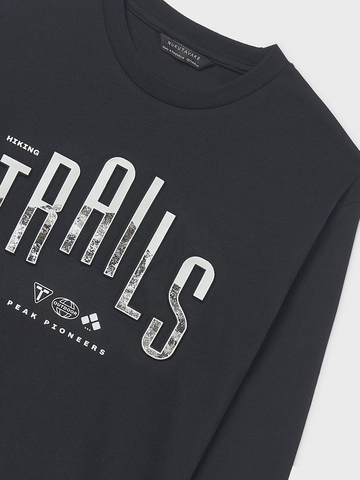 Camisola "trails" Preto (Preto)  para Menino - Mayoral