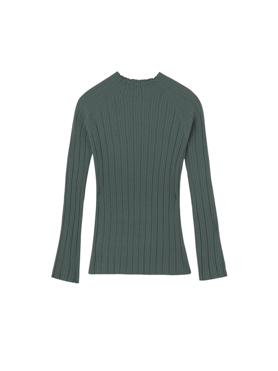 Camisola tricot Eucalipto (Verde Escuro)  para Menina - Mayoral
