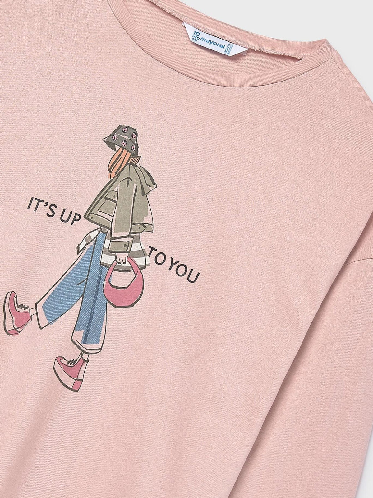 Camisola menina Nude (Rosa)  para Menina - Mayoral