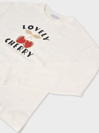 Camisola grafica Nata-verm (Vermelho)  para Menina - Mayoral