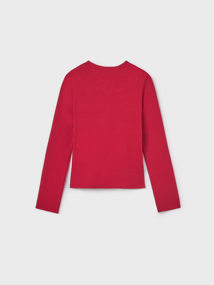 Camisola cut out Vermelho (Vermelho)  para Menina - Mayoral