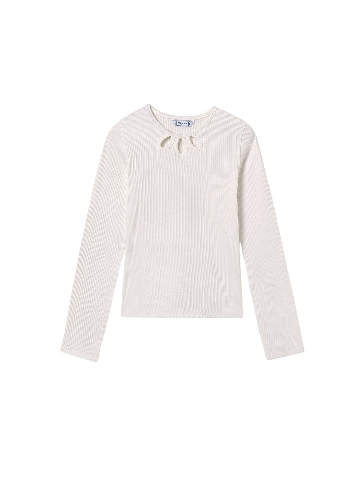 Camisola cut out Nata (Creme / Pérola)  para Menina - Mayoral