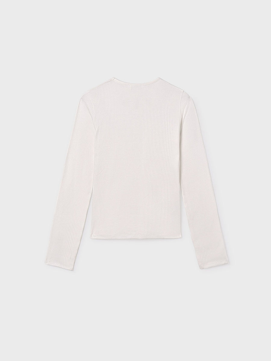 Camisola cut out Nata (Creme / Pérola)  para Menina - Mayoral