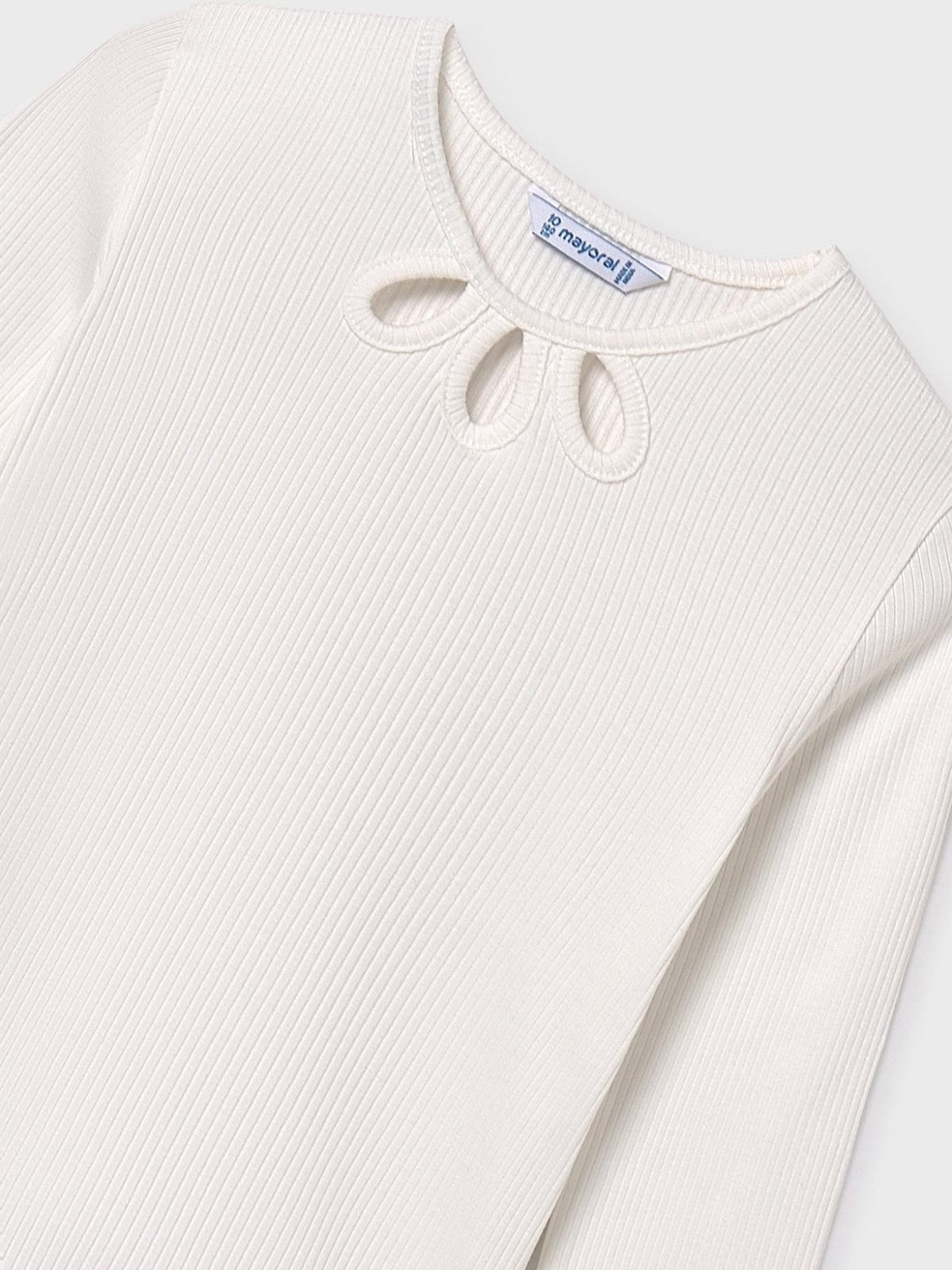 Camisola cut out Nata (Creme / Pérola)  para Menina - Mayoral
