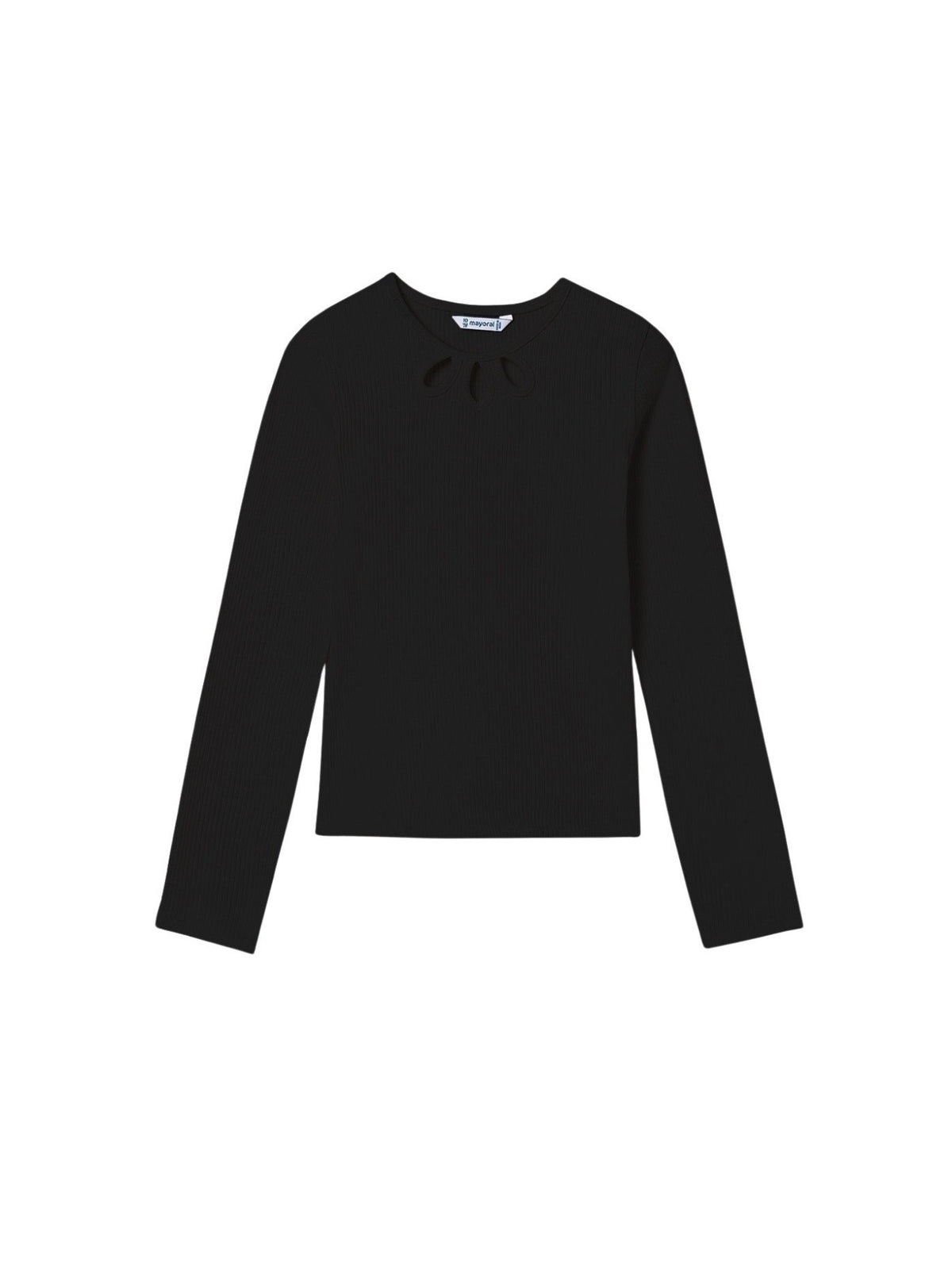 Camisola cut out Preto (Preto)  para Menina - Mayoral
