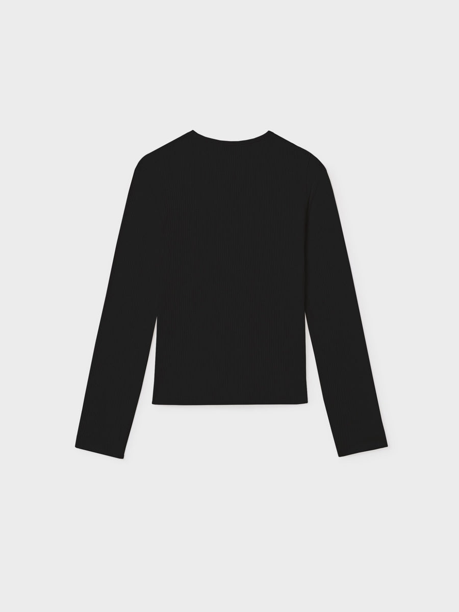 Camisola cut out Preto (Preto)  para Menina - Mayoral