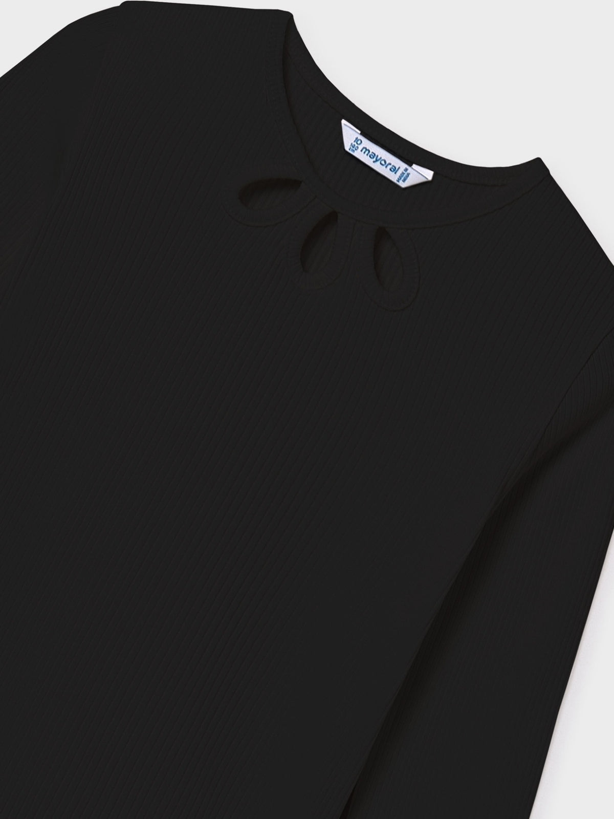 Camisola cut out Preto (Preto)  para Menina - Mayoral