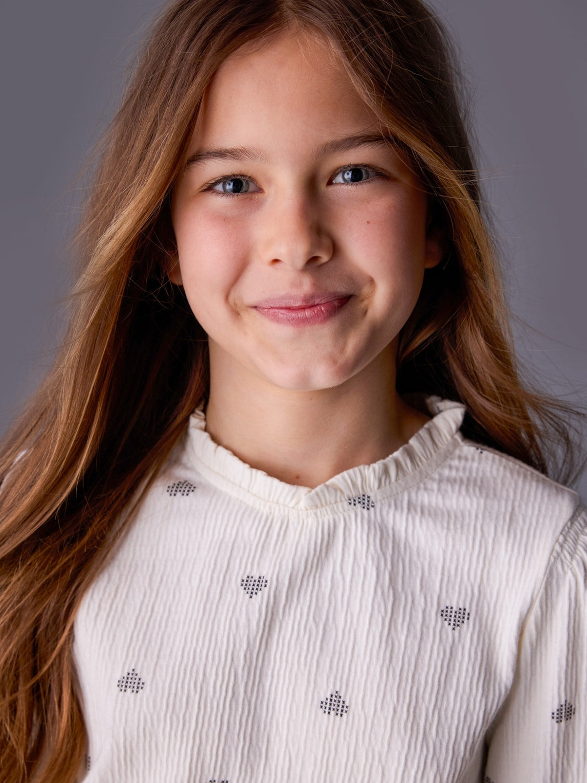 Camisola bambula Macchiato (Bege)  para Menina - Mayoral