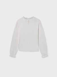Camisola bambula Nata (Creme / Pérola)  para Menina - Mayoral