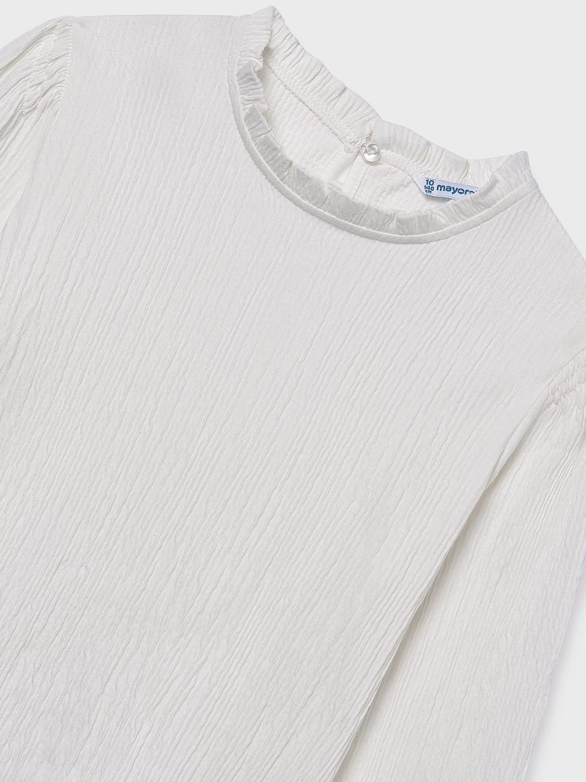 Camisola bambula Nata (Creme / Pérola)  para Menina - Mayoral