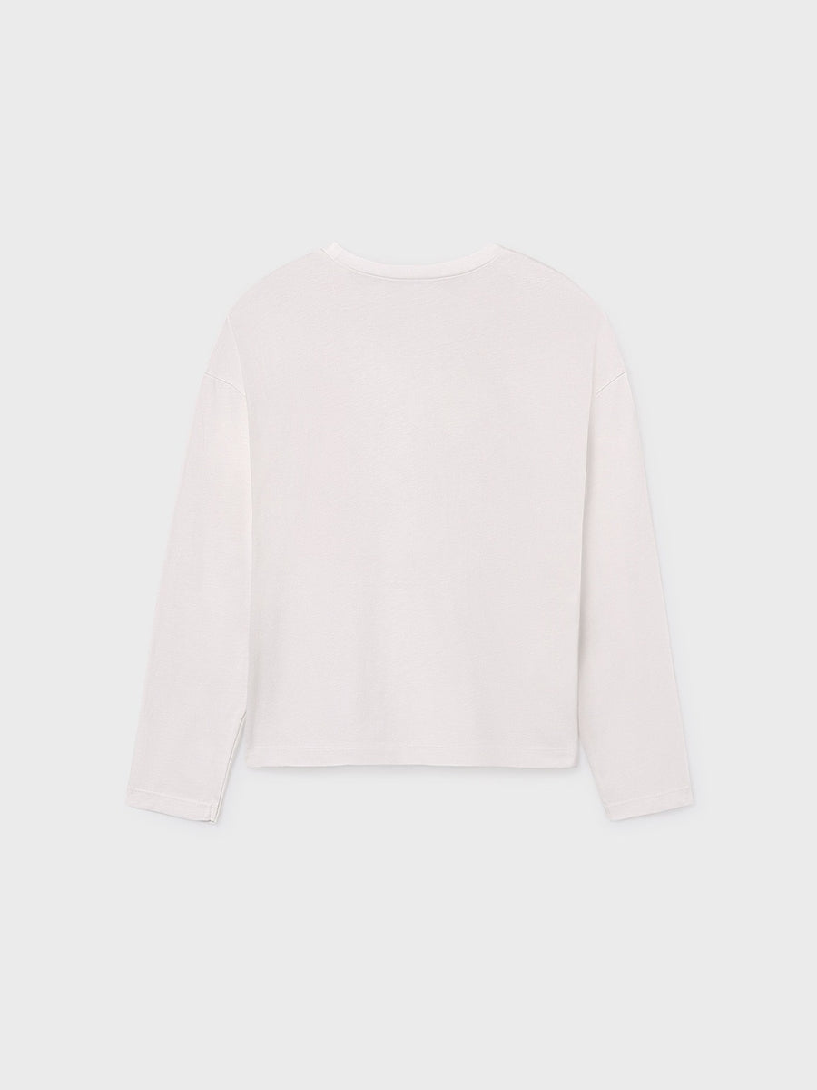 Camisola OK Nata (Creme / Pérola)  para Menina - Mayoral