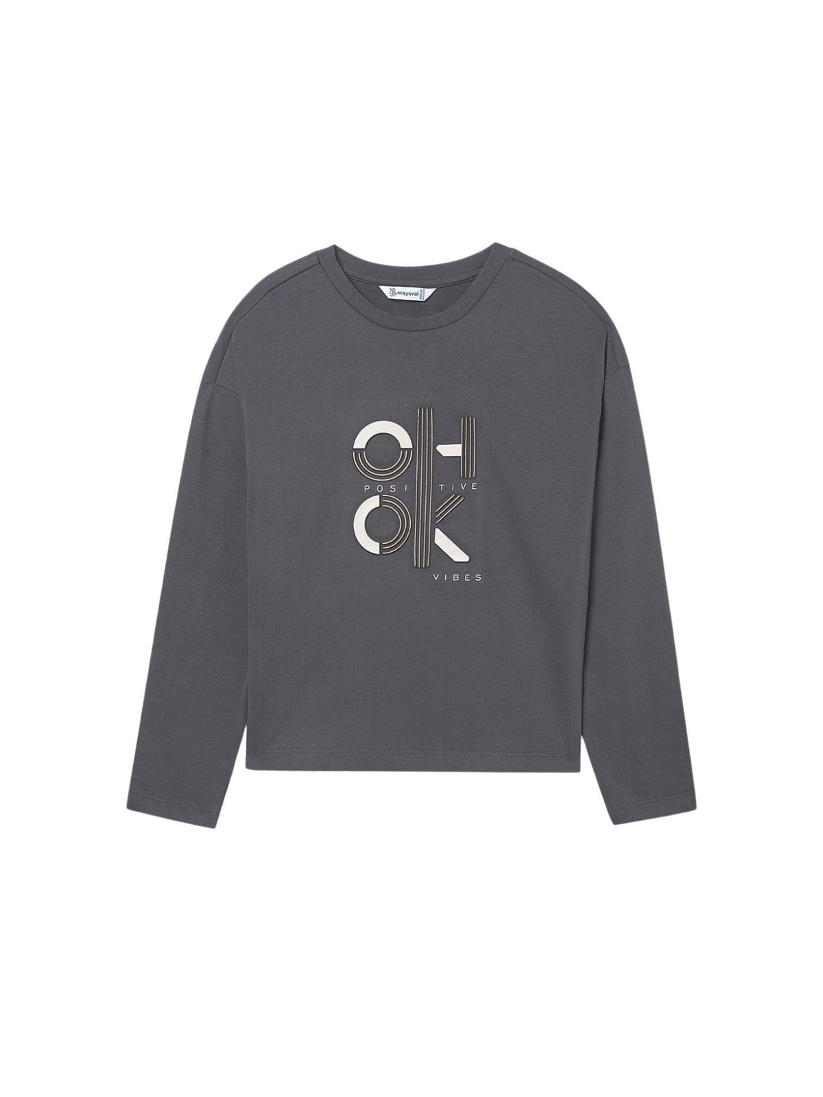 Camisola OK Chumbo (Cinza Escuro)  para Menina - Mayoral