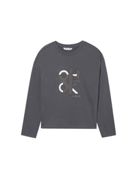 Camisola OK Chumbo (Cinza Escuro)  para Menina - Mayoral