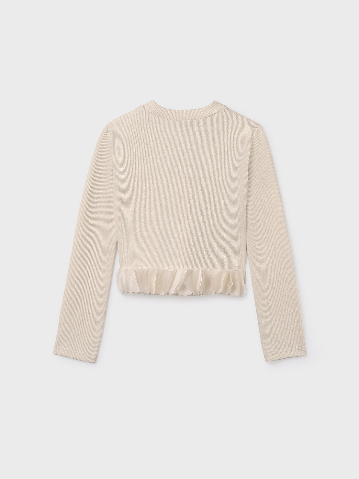 Top petalas Macchiato (Creme / Pérola)  para Menina - Mayoral